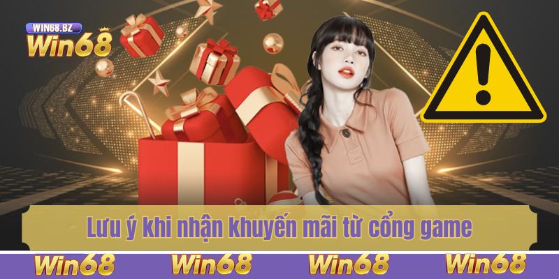 Lưu ý khi nhận khuyến mãi từ cổng game uy tín
