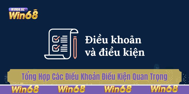 Điều khoản điều kiện khi giao dịch tại cổng game Win68